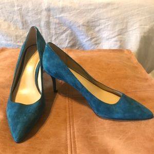 Blue suede shoes